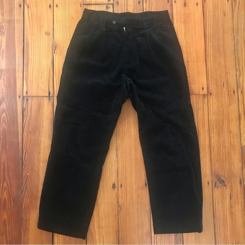 NONSTOCK Corduroy Black Pants